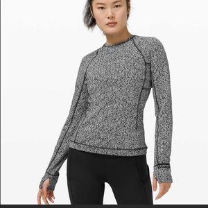 🌟Lululemon Runderful long sleeve in Herringbone🌟